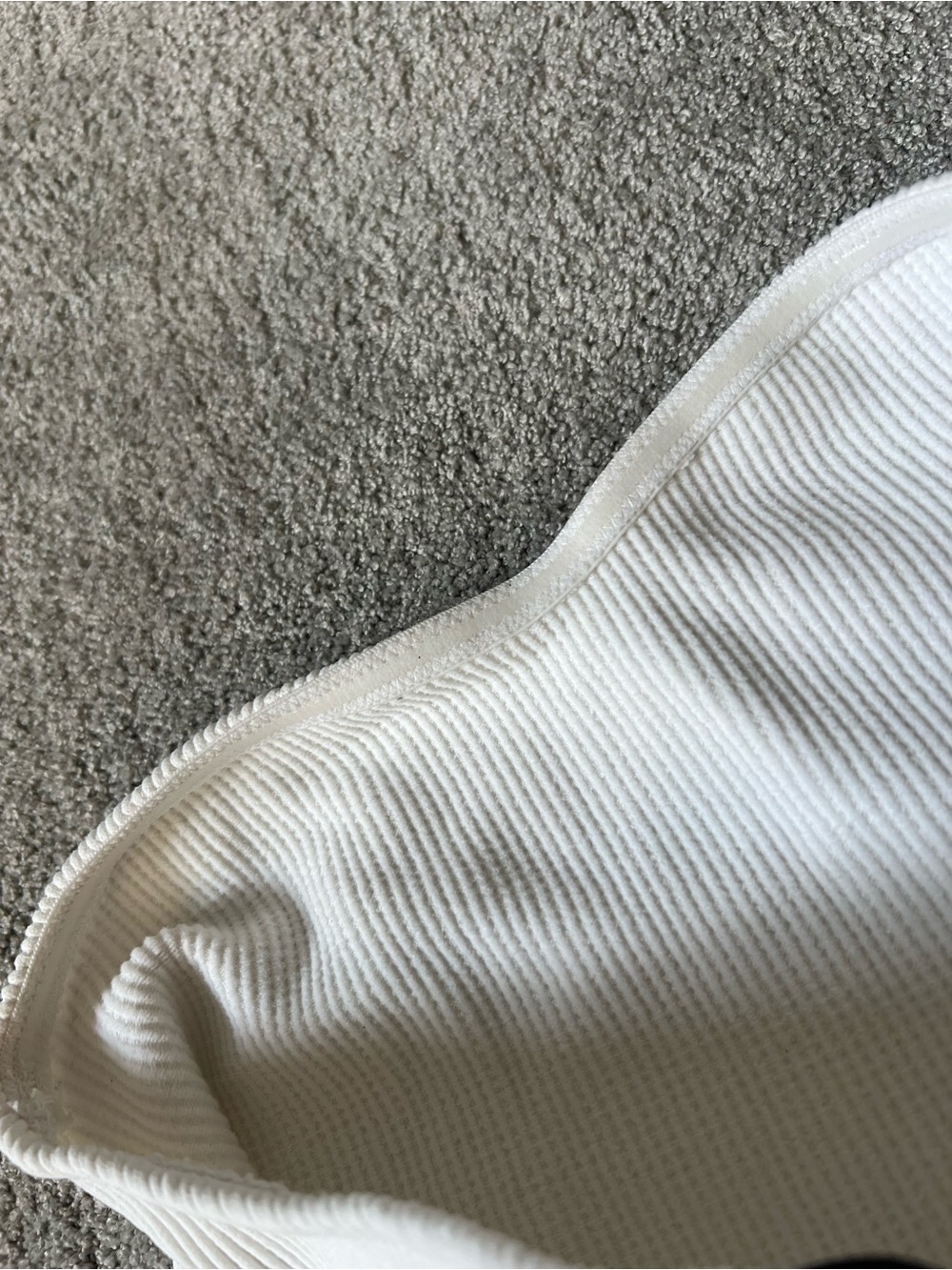 Dynamite White Ribbed Strapless Tube Skirt - Picture 5 of 6